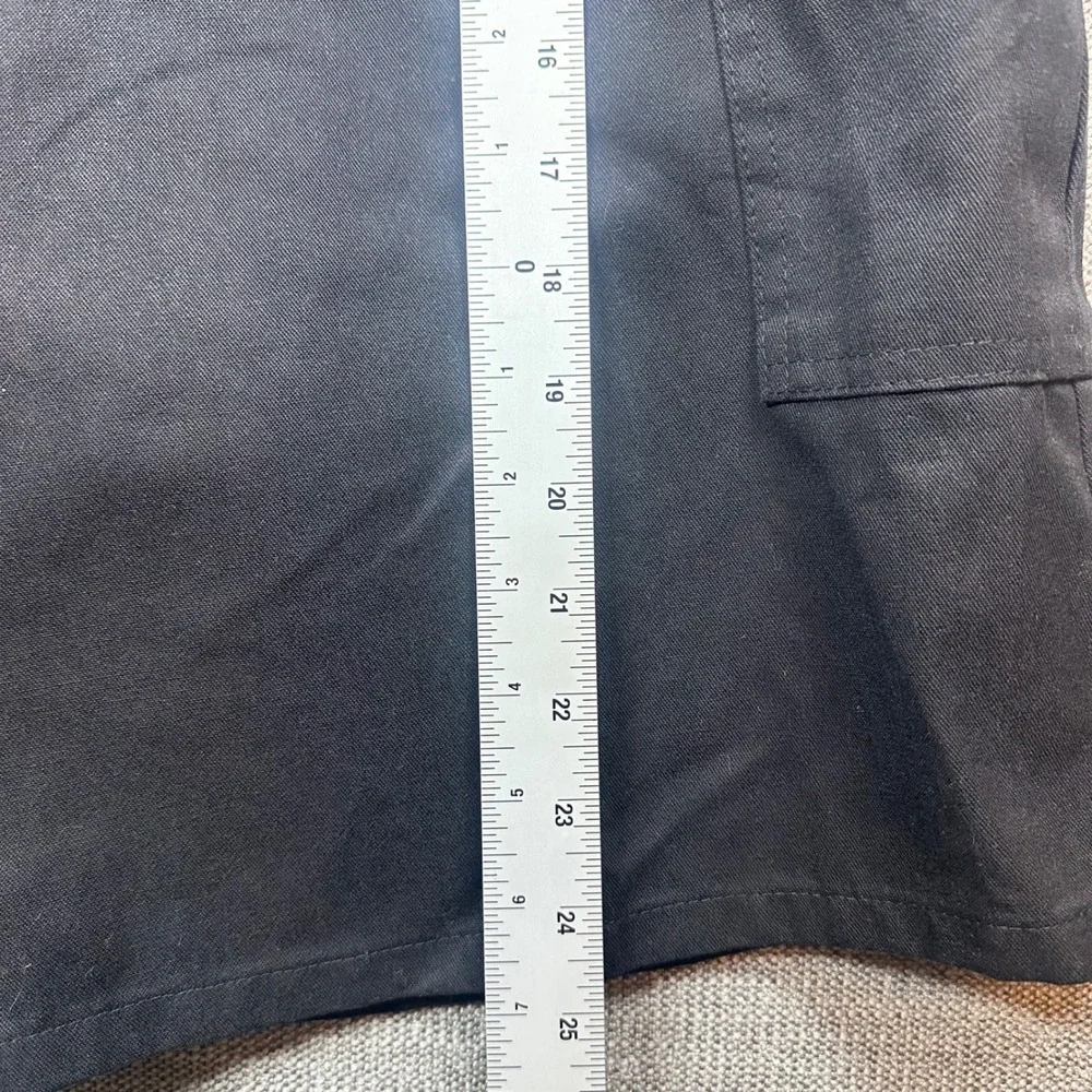 Genuine Dickies Cargo Shorts Mens 36 Black   Workwear Utility Relaxed